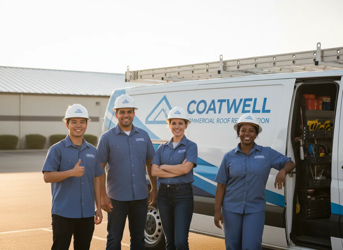 Commercial roof coating company in Lee, ME